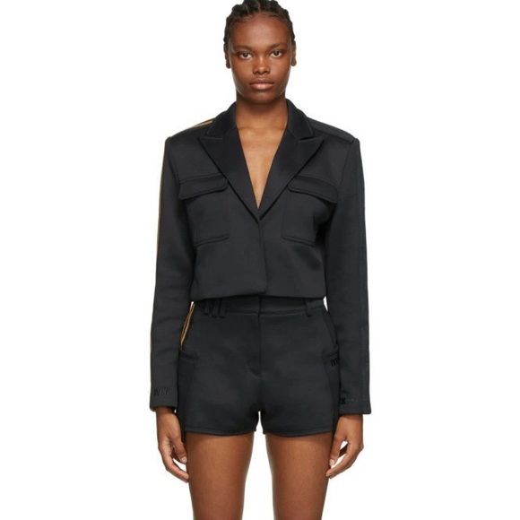 *NWT* Adidas X Ivy Park Cropped Suit Jacket - Black Women’s Size S - Picture 5 of 11